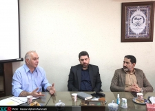 بازدید رییس جهاددانشگاهی از واحد صنعتی امیرکبیر و دیدار با رئیس دانشگاه