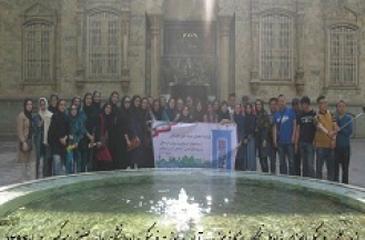 بازدید اعضای بنیاد ملی نخبگان از کاخ موزه سعدآباد و باغ گیاه شناسی