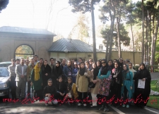 بازدید اعضای بنیاد ملی نخبگان از کاخ موزه سعدآباد و باغ گیاه شناسی
